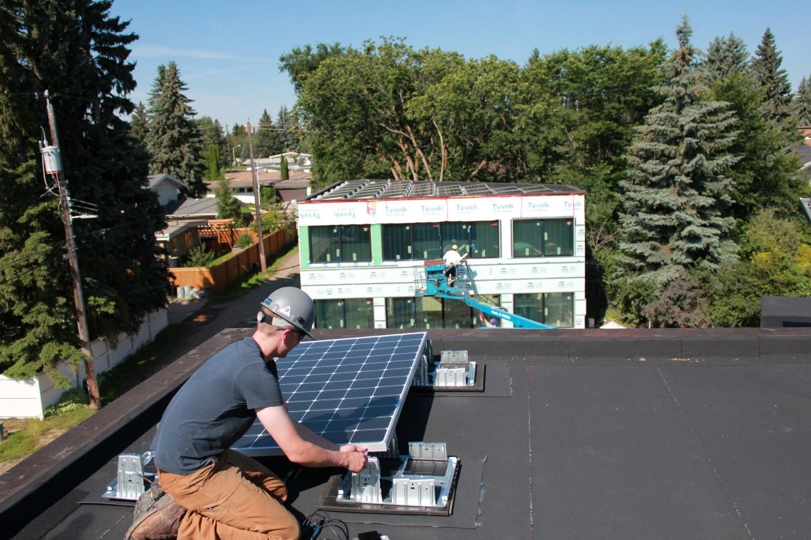 Residential Solar Panel Installation Edmonton