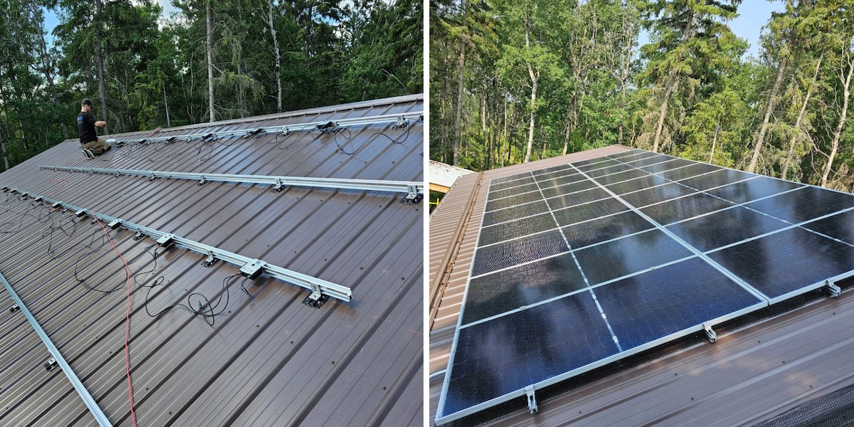 Solar Installation Project in Saskatchewan