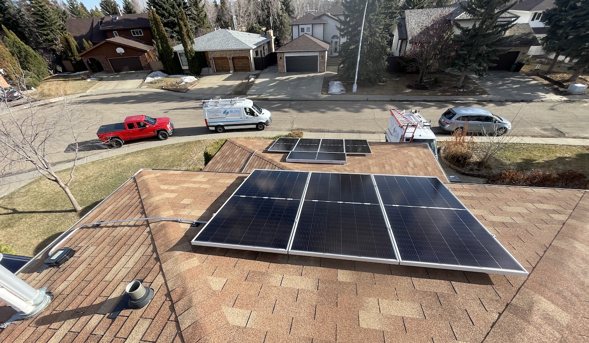 Home Solar PV System Install 